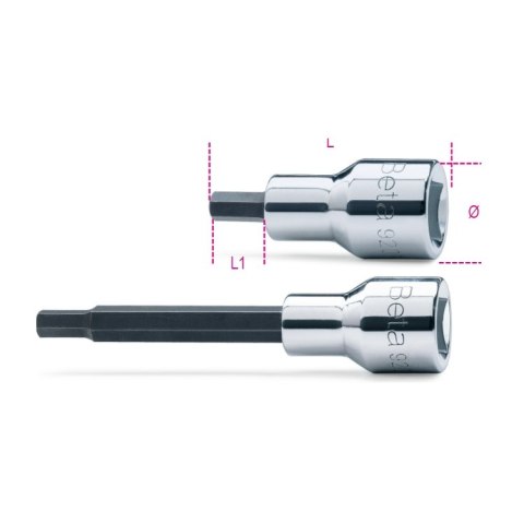 Beta Nasadka trzpieniowa 1/2" imbusowa 14 mm długa, 920PE Beta