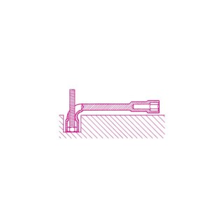 Beta Klucz fajkowy dwustronny 10x10 mm, 932 Beta