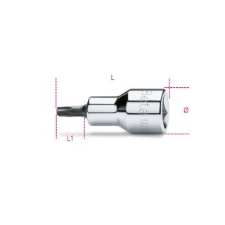 Beta Nasadka trzpieniowa 1/2" do śrub z gniazdem TORX T20 58 mm, 920TX Beta