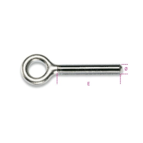 Beta Śruba z uchem M10 ocynkowana, E 60 mm, WFL 470 kg Robur, Gwint lewy Beta Śruba z uchem M10 ocynkowana, E 60 mm, WFL 470 kg Robur, Gwint lewy