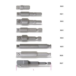 Beta Adapter do nasadek 1/2" z chwytem 1/4", dł. 75 mm, 892 Beta