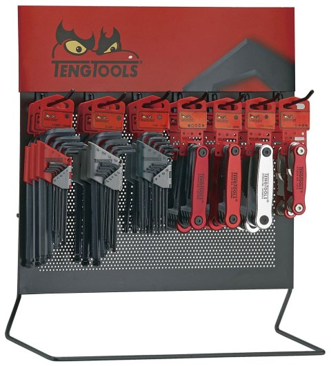 Teng Tools Stojak ekspozycyjny Teng Tools DIS-HK70, z zestawami kluczy sześciok./Torx