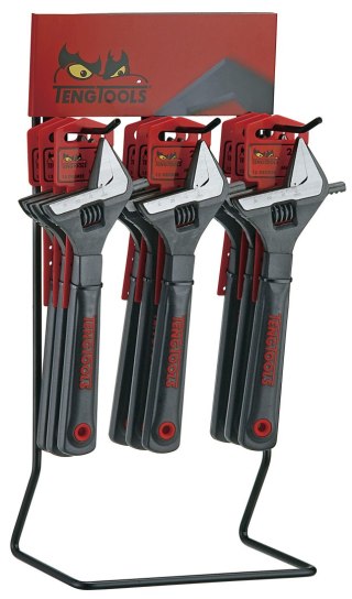 Teng Tools Stojak ekspozycyjny z kluczami nastawnymi Teng Tools DIS-4003WT