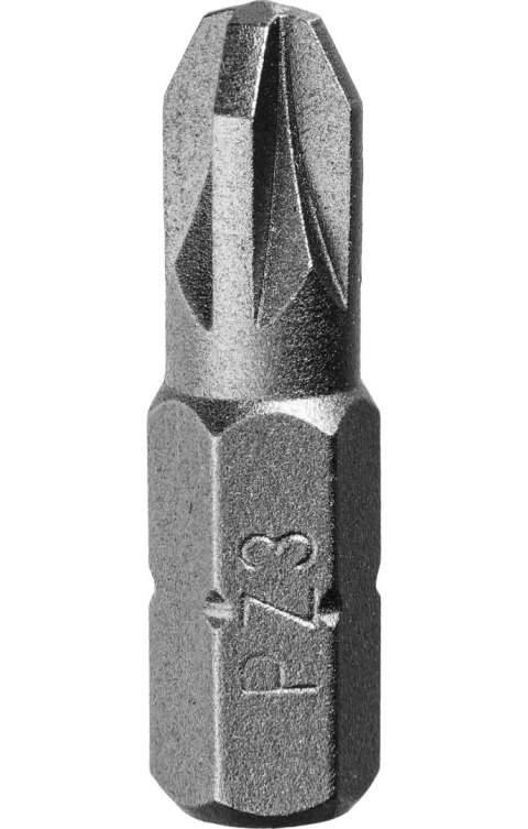 Drel Końcówki wkrętakowe krzyżowe PZ3 x 25 mm, 3 szt. CON-ACC-3303