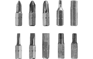 Drel Zestaw końcówek wkrętakowych 25 mm, 10 szt. CON-ACC-5290