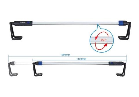 King Tony LAMPA WARSZTATOWA LED POD MASKĘ 20W - 2000 lm King Tony