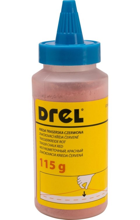 Drel Kreda traserska 115 g, czerwona CON-BPK-2115