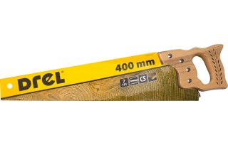 Drel Piła płatnica 400 mm, 7 TPI, drewniany uchwyt CON-BHS-1040