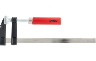 Drel Ścisk stolarski 80 x 300 mm, typ F, drewniany uchwyt, FSC 100%, certyfikat NC-COC-062817 CON-BCF-08030