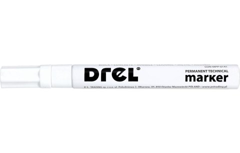 Drel Marker olejowy biały, 2.5 mm, końcówka okrągła CON-MPP-0141