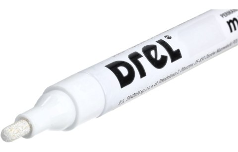 Drel Marker olejowy biały, 2.5 mm, końcówka okrągła CON-MPP-0141