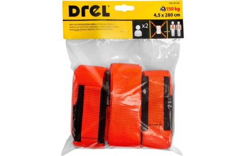 Drel Pasy do przenoszenia mebli 4,5 x 280 cm, udźwig 150 kg CON-CRT-2001 Drel Pasy do przenoszenia mebli 4,5 x 280 cm, udźwig 150 kg CON-CRT-2001