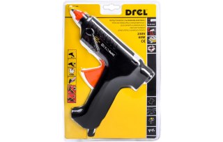 Drel Pistolet do kleju 11.2 mm, z aluminiową końcówką pokrytą tworzywem, 60 W CON-GKP-1260