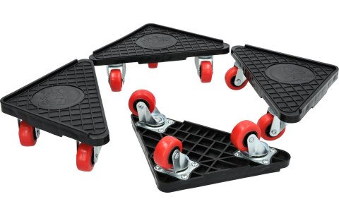 Drel Platformy transportowe 230 x 170 x 170mm, plastikowe, 4szt. CON-DTP-2230 Drel Platformy transportowe 230 x 170 x 170mm, plastikowe, 4szt. CON-DTP-2230