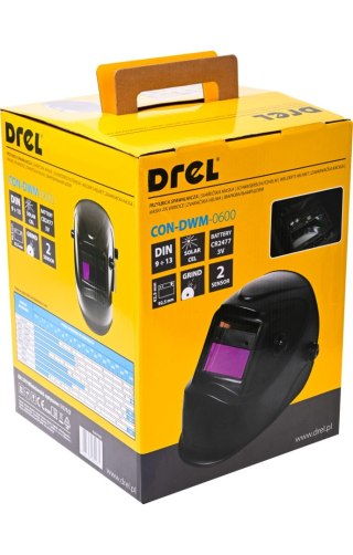 Drel Przyłbica spawalnicza samościemniająca 42 x 92mm DIN 9-13 CON-DWM-0600