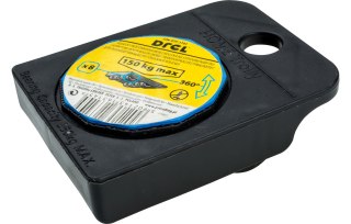 Drel Rolki transportowe do mebli 103 x 79 mm, udźwig 150 kg, kółka plastikowe CON-DTP-3103