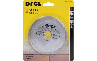 Drel Tarcza diamentowa 115 x 22.2 mm, pełna CON-DCB-1011