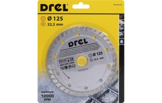 Drel Tarcza diamentowa 125 x 22.2 mm, turbo CON-DCB-3012