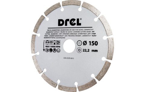 Drel Tarcza diamentowa 150 x 22.2 mm, segmentowa CON-DCB-2015