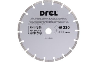 Drel Tarcza diamentowa 230 x 22.2 mm, segmentowa CON-DCB-2023