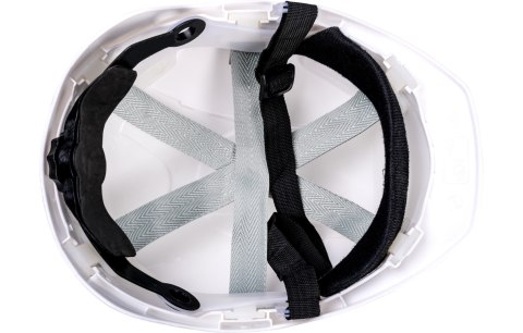 Drel Kask budowlany, regulacja automatyczna, biały CON-SHR-0021 Drel Kask budowlany, regulacja automatyczna, biały CON-SHR-0021
