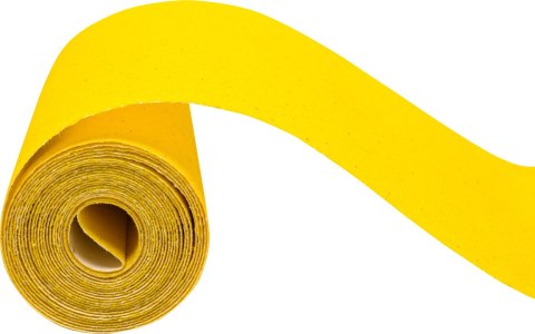 Drel Papier ścierny w rolce 2.5 m, 115 mm, P100, żółty, FSC 100%, certyfikat NC-COC-062817 CON-RMY-1110