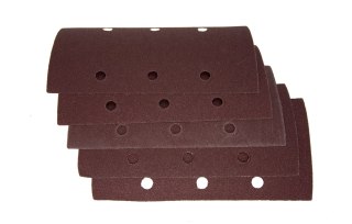 Drel Papiery ścierne 93 x 185 mm, P100, na rzep, z otworami, 5 szt. CON-RPS-5010