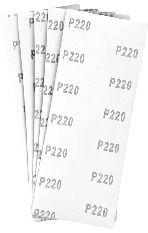 Drel Papiery ścierne 93 x 230 mm, P220, 5 szt. CON-RPS-1022 Drel Papiery ścierne 93 x 230 mm, P220, 5 szt. CON-RPS-1022