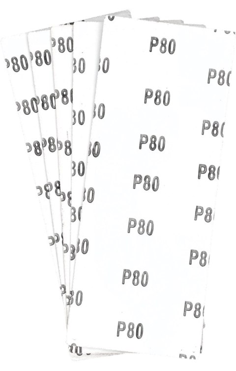 Drel Papiery ścierne 93 x 230 mm, P80, 5 szt. CON-RPS-1008 Drel Papiery ścierne 93 x 230 mm, P80, 5 szt. CON-RPS-1008
