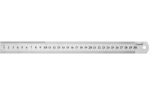 Drel Przymiar liniowy 300 mm, stalowy CON-MRS-1030 Drel Przymiar liniowy 300 mm, stalowy CON-MRS-1030