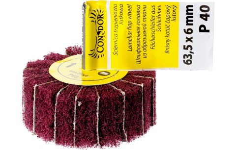 Drel Ściernica listkowa, 63.5 x 6 mm, trzpieniowa, P40 CON-RP-6504 Drel Ściernica listkowa, 63.5 x 6 mm, trzpieniowa, P40 CON-RP-6504