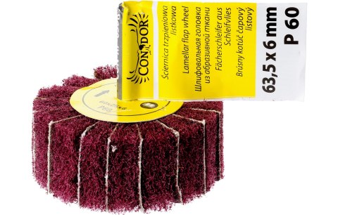 Drel Ściernica listkowa, 63.5 x 6 mm, trzpieniowa, P60 CON-RP-6506 Drel Ściernica listkowa, 63.5 x 6 mm, trzpieniowa, P60 CON-RP-6506