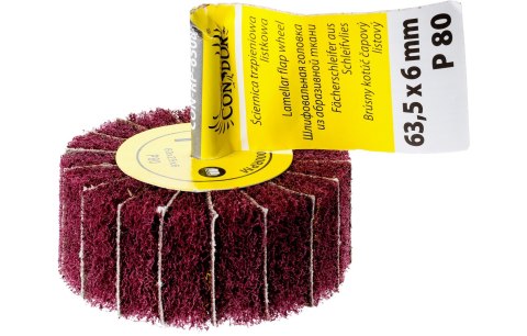 Drel Ściernica listkowa, 63.5 x 6 mm, trzpieniowa, P80 CON-RP-6508 Drel Ściernica listkowa, 63.5 x 6 mm, trzpieniowa, P80 CON-RP-6508