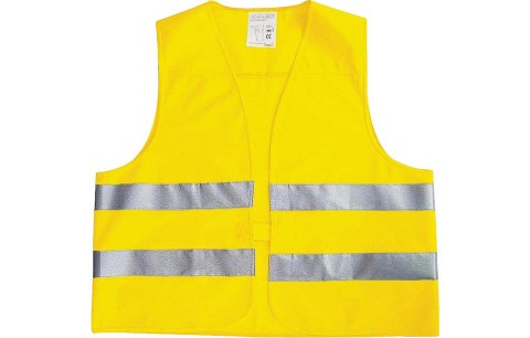 Drel Kamizelka ostrzegawcza, 2 pasy odblaskowe, rozmiar XL CON-SKY-0202 Drel Kamizelka ostrzegawcza, 2 pasy odblaskowe, rozmiar XL CON-SKY-0202