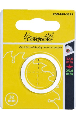 Drel Pierścień redukcyjny do tarcz 32/25.4 mm CON-TAR-3225