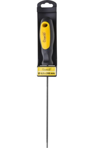 Drel Pilnik do pił łańcuchowych 4.0 x 200 mm, plastikowy uchwyt CON-WFC-4020