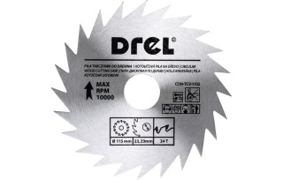 Drel Tarcza do pilarki 115 x 22.2 mm, 24T CON-TCV-1102