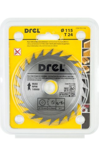 Drel Tarcza do pilarki 115 x 22.2 mm, 24T CON-TCV-1102