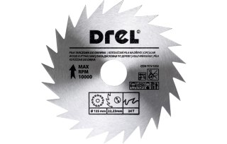 Drel Tarcza do pilarki 125 x 22.2 mm, 24T CON-TCV-1202