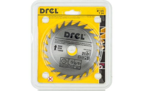 Drel Tarcza do pilarki 125 x 22.2 mm, 24T CON-TCV-1202