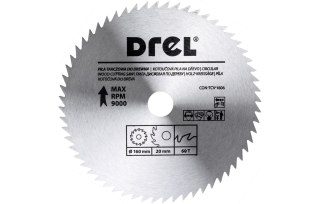 Drel Tarcza do pilarki 160 x 20 mm, 60T CON-TCV-1606