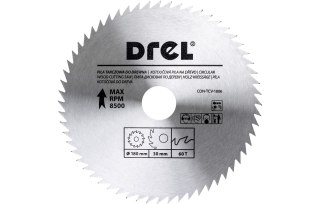 Drel Tarcza do pilarki 180 x 30 mm, 60T CON-TCV-1806