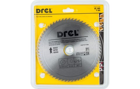 Drel Tarcza do pilarki 180 x 30 mm, 60T CON-TCV-1806