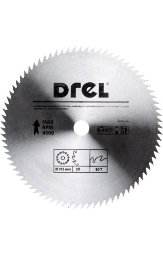 Drel Tarcza do pilarki 315 x 30 mm, 80T CON-TCV-3108