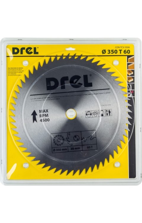 Drel Tarcza do pilarki 350 x 30 mm, 60T CON-TCV-3506