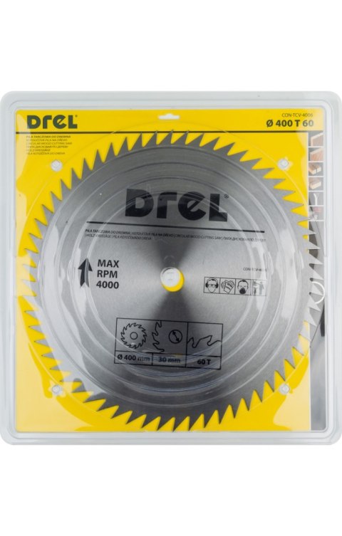 Drel Tarcza do pilarki 400 x 30 mm, 60T CON-TCV-4006