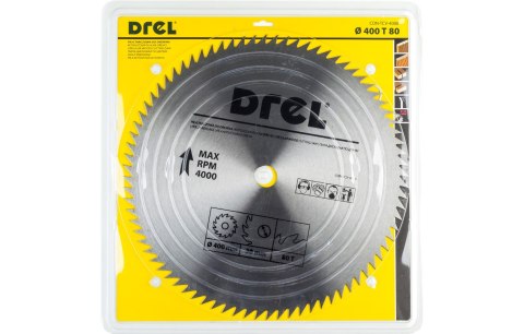 Drel Tarcza do pilarki 400 x 30 mm, 80T CON-TCV-4008 Drel Tarcza do pilarki 400 x 30 mm, 80T CON-TCV-4008