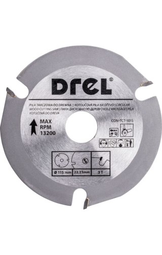 Drel Tarcza do pilarki widiowa 115 x 22.2 mm x 3T CON-TCT-1015