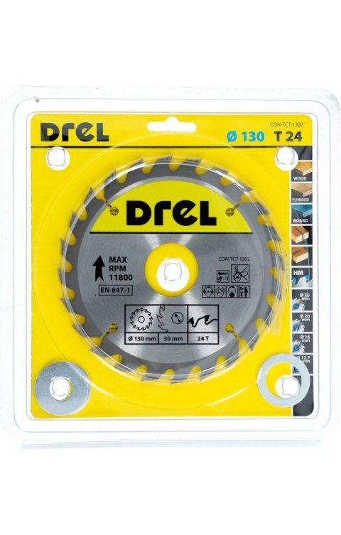 Drel Tarcza do pilarki widiowa 130 x 30 mm, 24T CON-TCT-1302