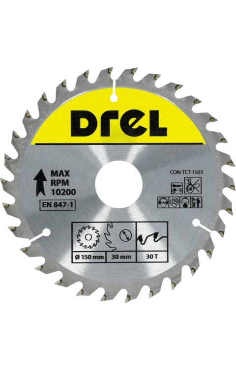 Drel Tarcza do pilarki widiowa 150 x 30 mm, 30T CON-TCT-1503